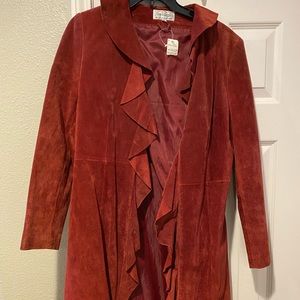 Suede coat